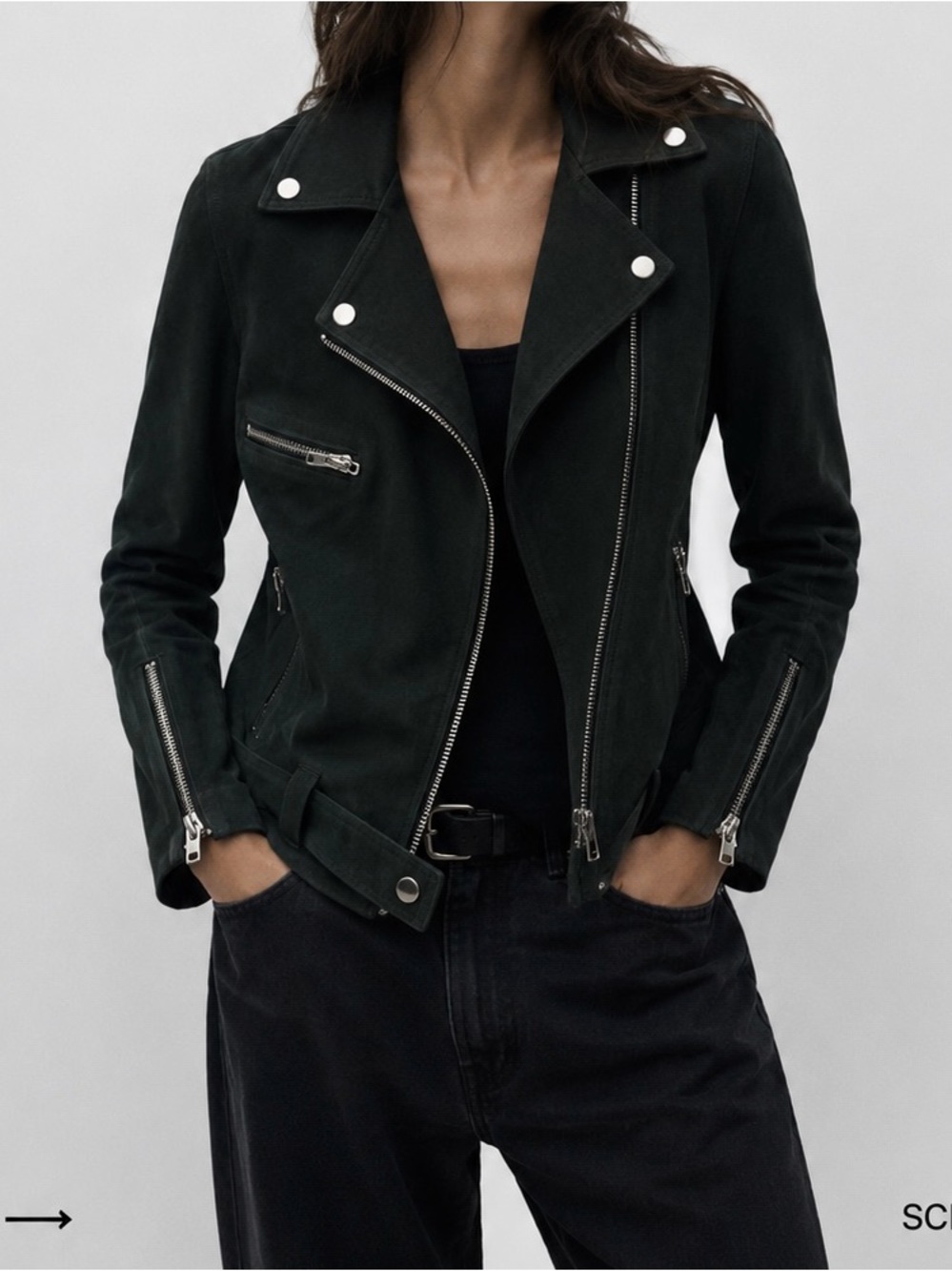 S.W.O.R.D. 6.6.44 Suede Biker Jacket  
Size 42 | Made in Italy